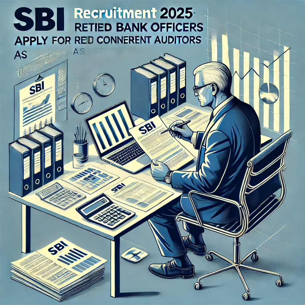 SBI Recruitment 2025: Retired Bank Officers Hiring for Concurrent Auditor Jobs